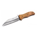 Seax Fixed Blade with Tiger Maple Handles